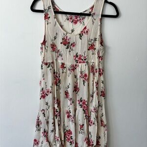 American Eagle Outfitters babydoll Pink Floral dress